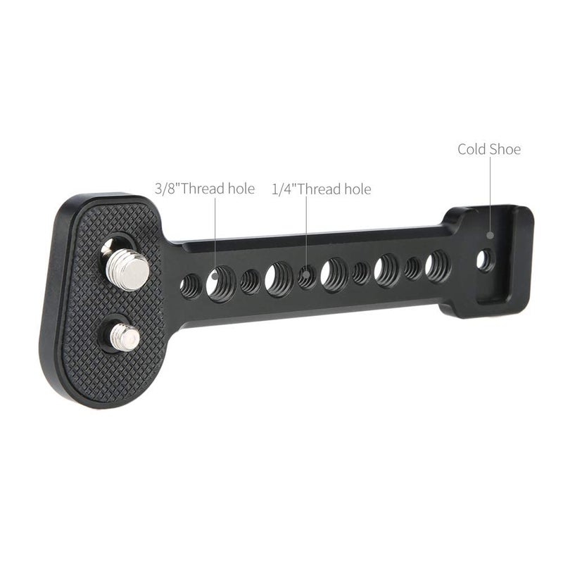 NICEYRIG Cold Shoe Extension Bracket Multi-Functional for DJI RS 3/3 PRO/RS 2/RSC 2/Ronin S/SC, Tripod and Camera Vlog Vlogging Holder Mount - 392 - Image 5